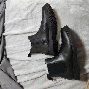 Men's Black Leather Boots